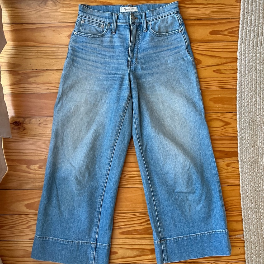 Madewell Wide-Leg Crop Vintage - Size 25